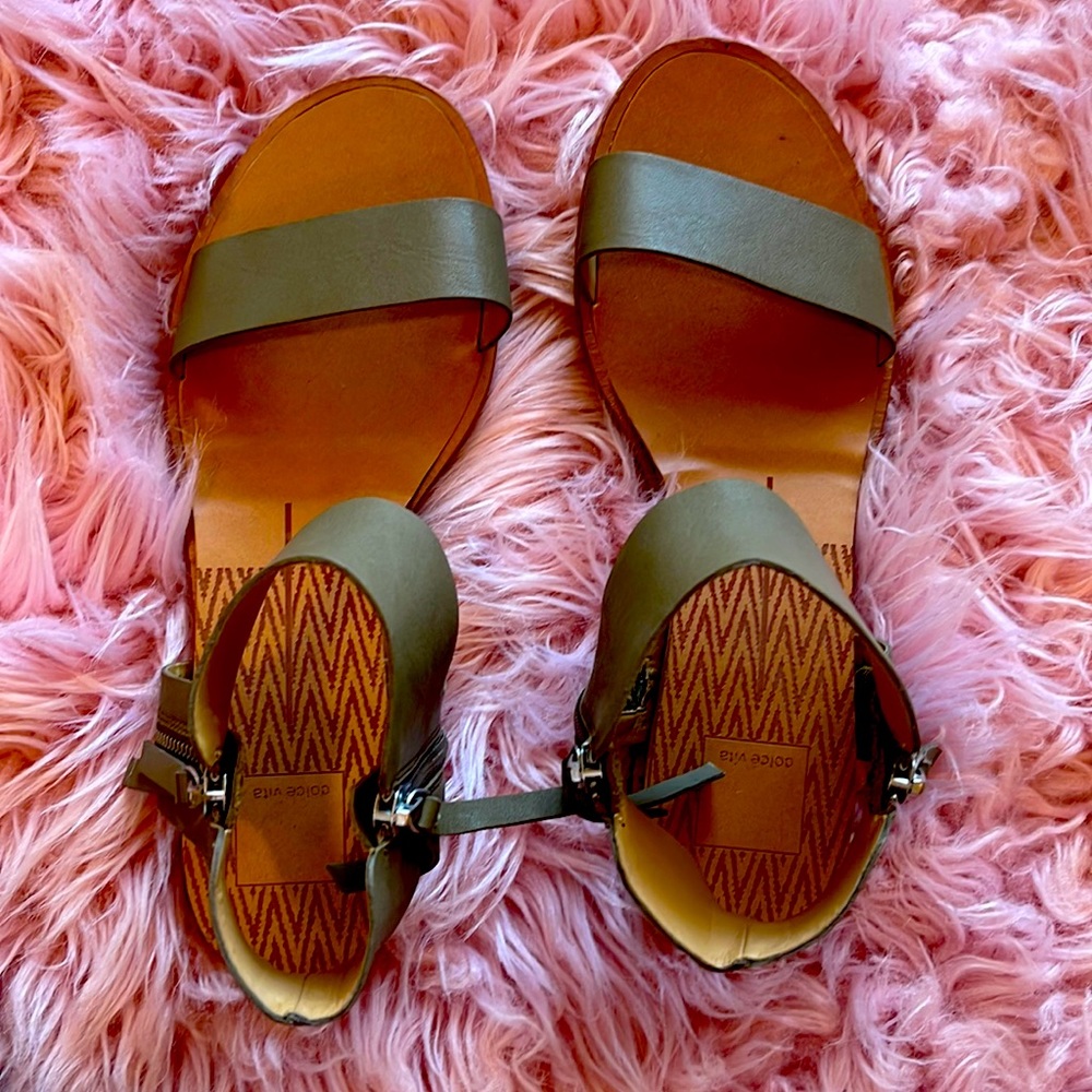 Dolce vita army green sandals